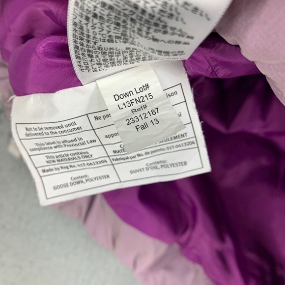Eddie Bauer Down Fill Vest Womens Jacket Puffer XS Purple Zip - Picture 13 of 16